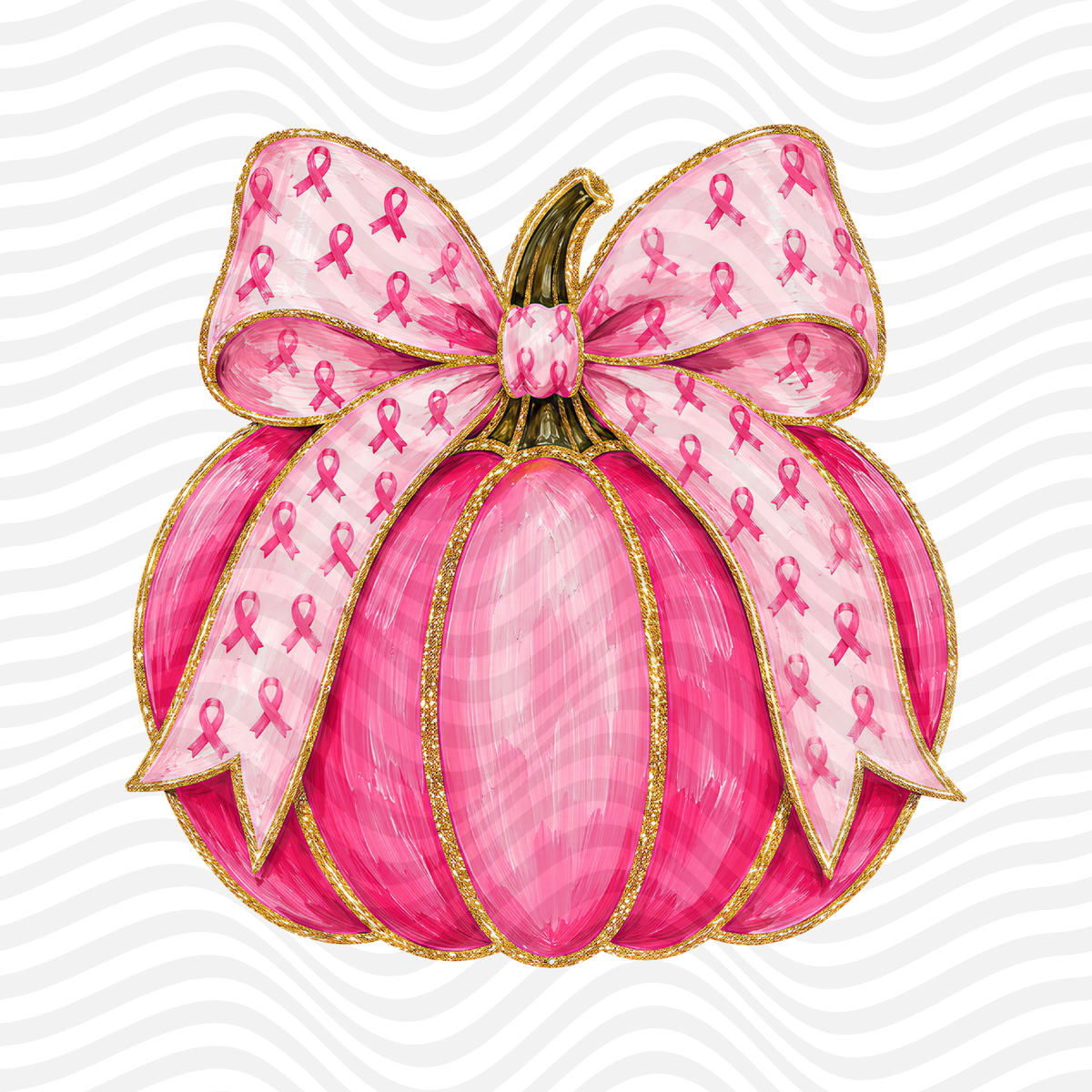 Breast Cancer Pumpkin