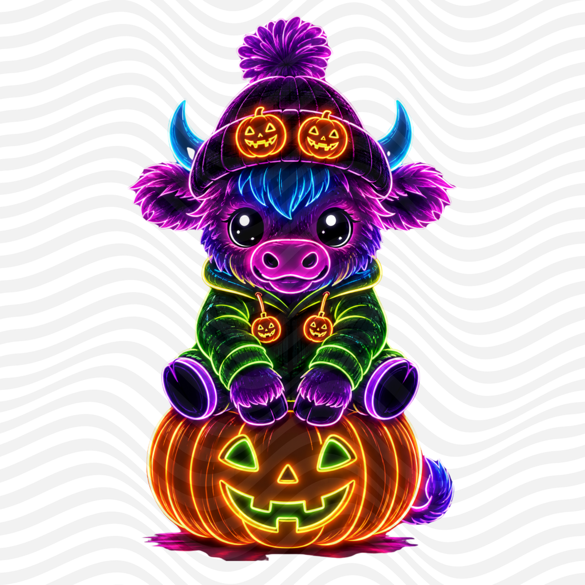 Neon Cow