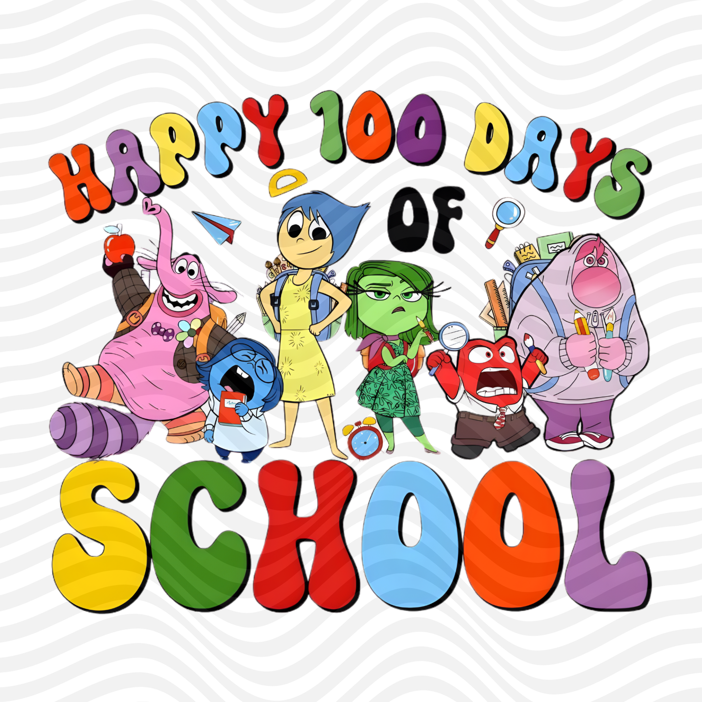 Happy 100 Days Of School (Inside Out)