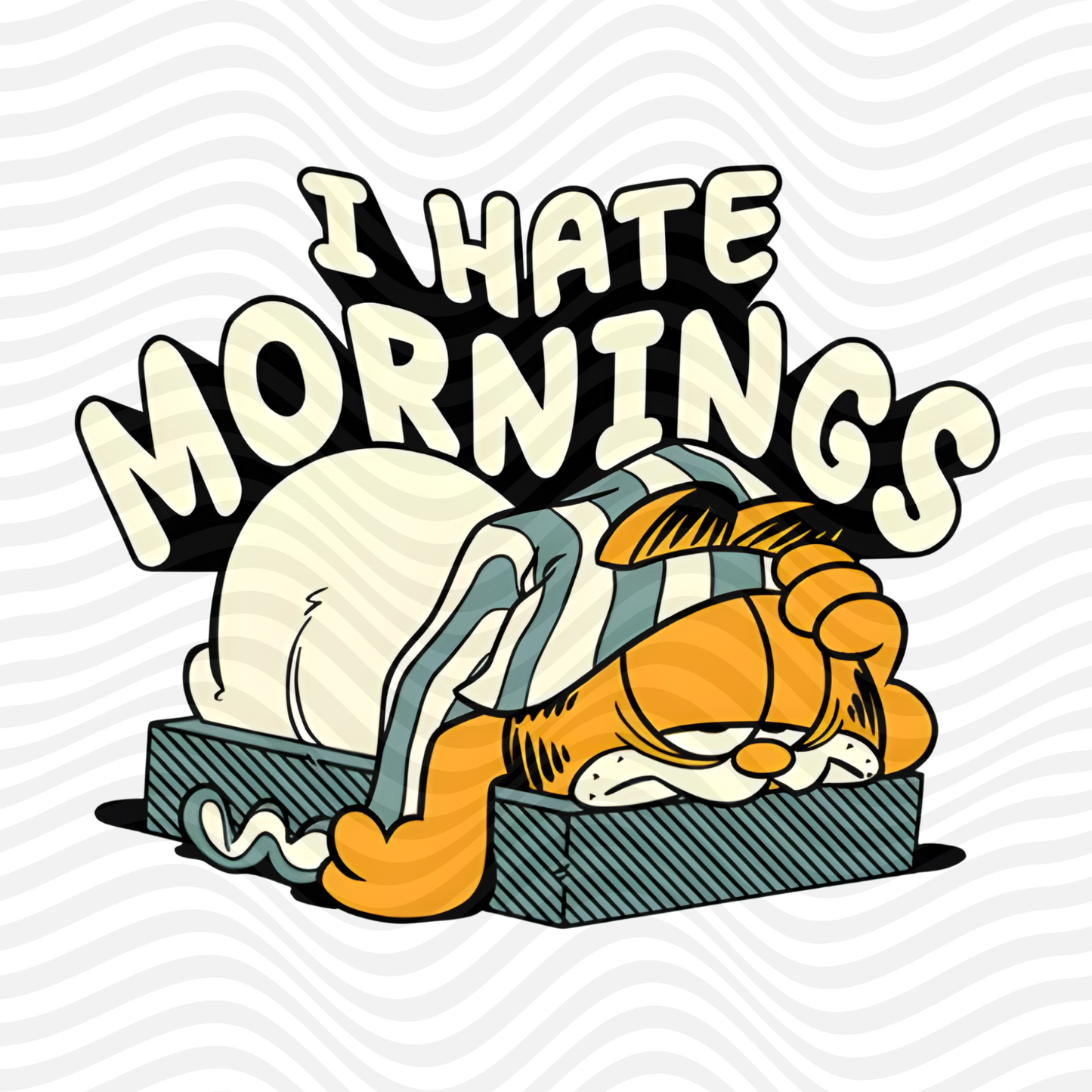 I Hate Mornings - Garfield