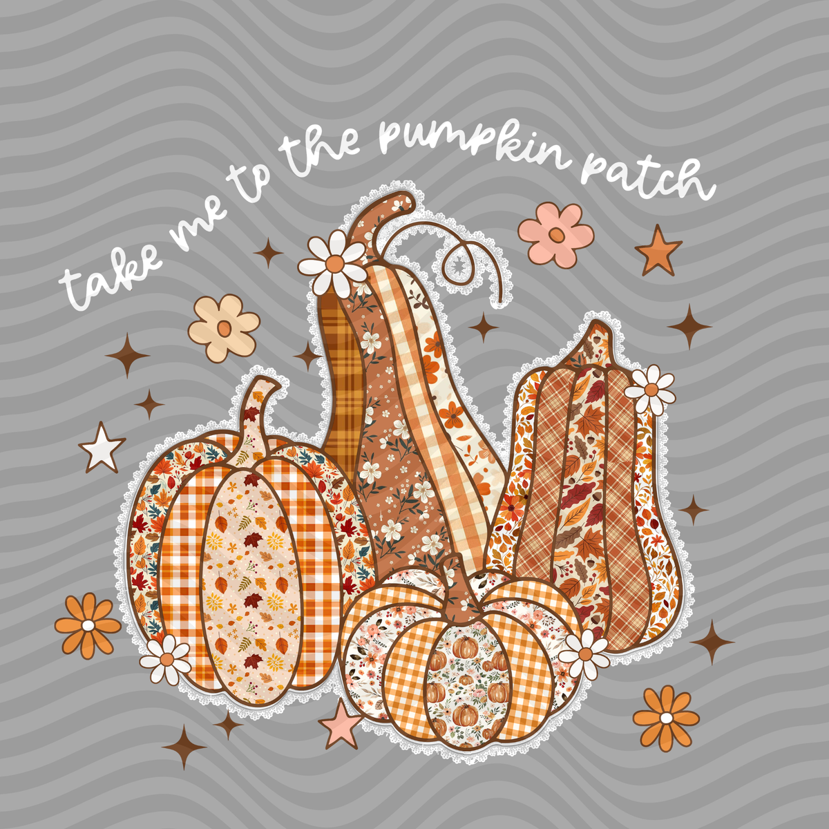 Take Me To The Pumpkin Patch (White)