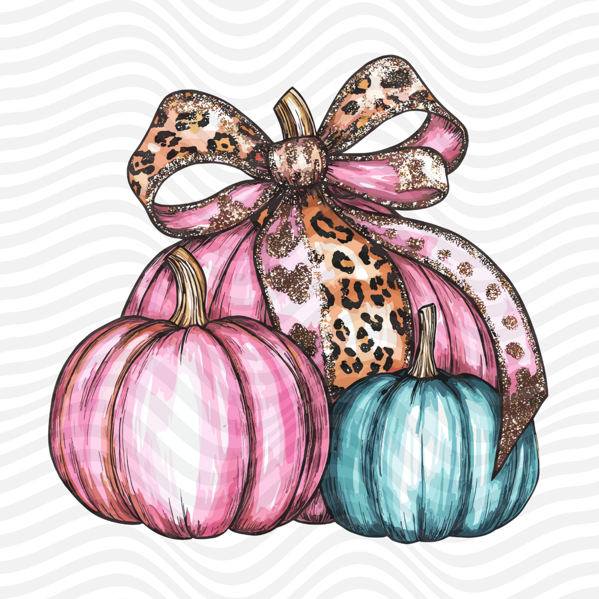 Pink and Blue Pumpkins