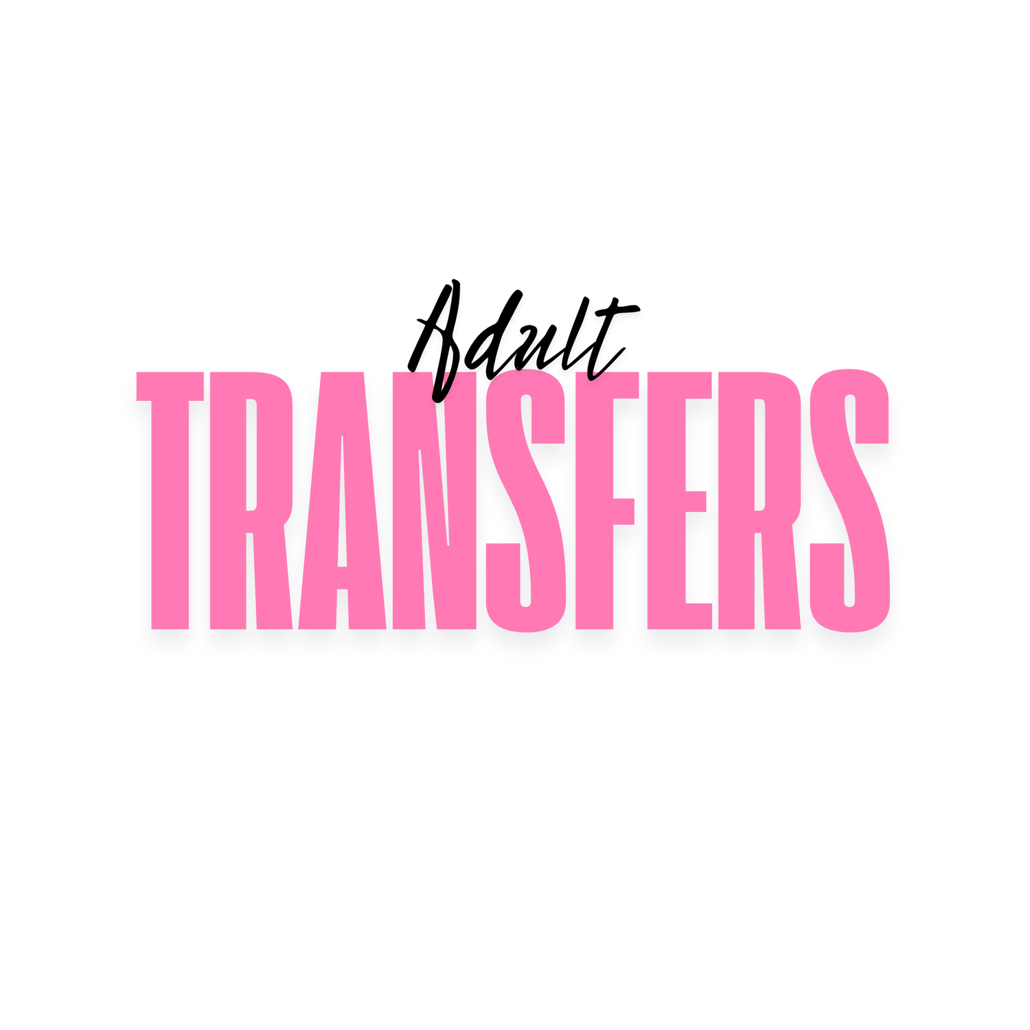 Adult Apparel Transfers