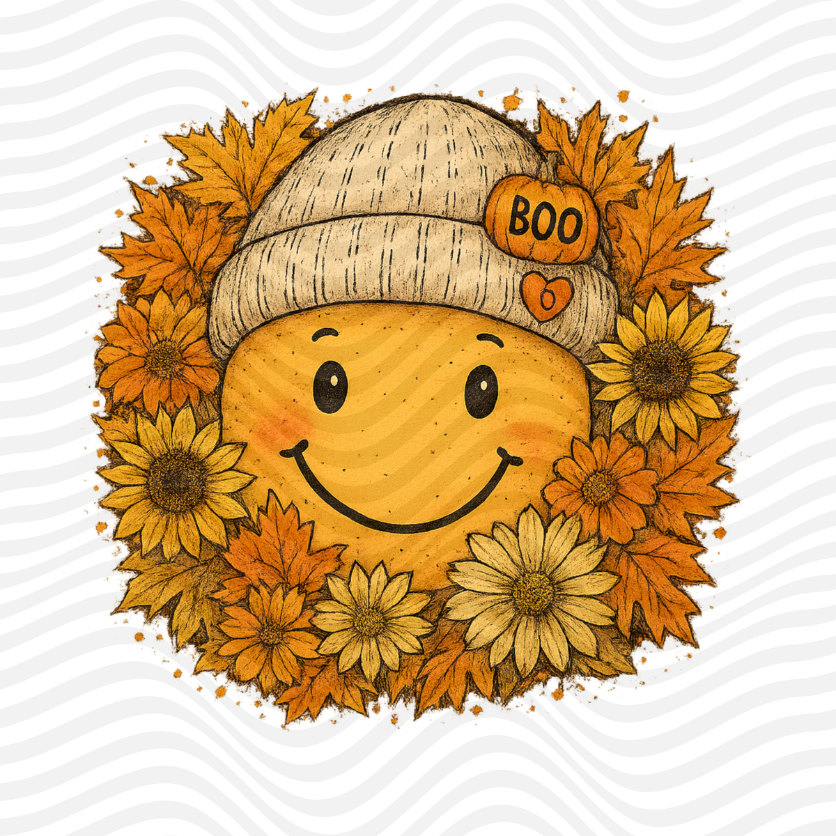 Fall Smiley Face