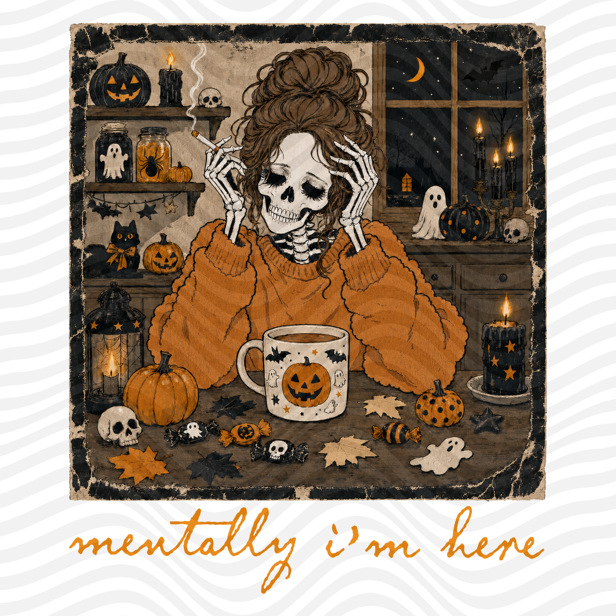 Mentally, I'm Here