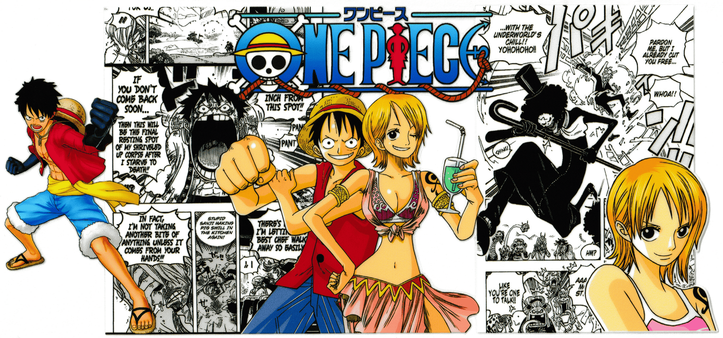 One Piece - Monkey D. Luffy & Nami