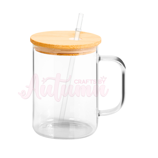 15oz Glass Non-Snowglobe Coffee Mug
