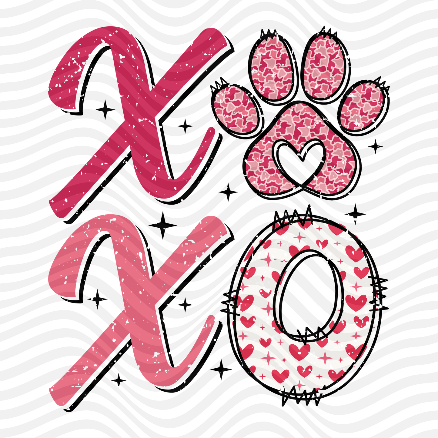 XOXO Paw