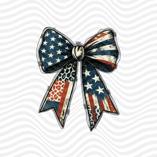American Flag Bow