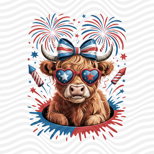 Patriotic Cow
