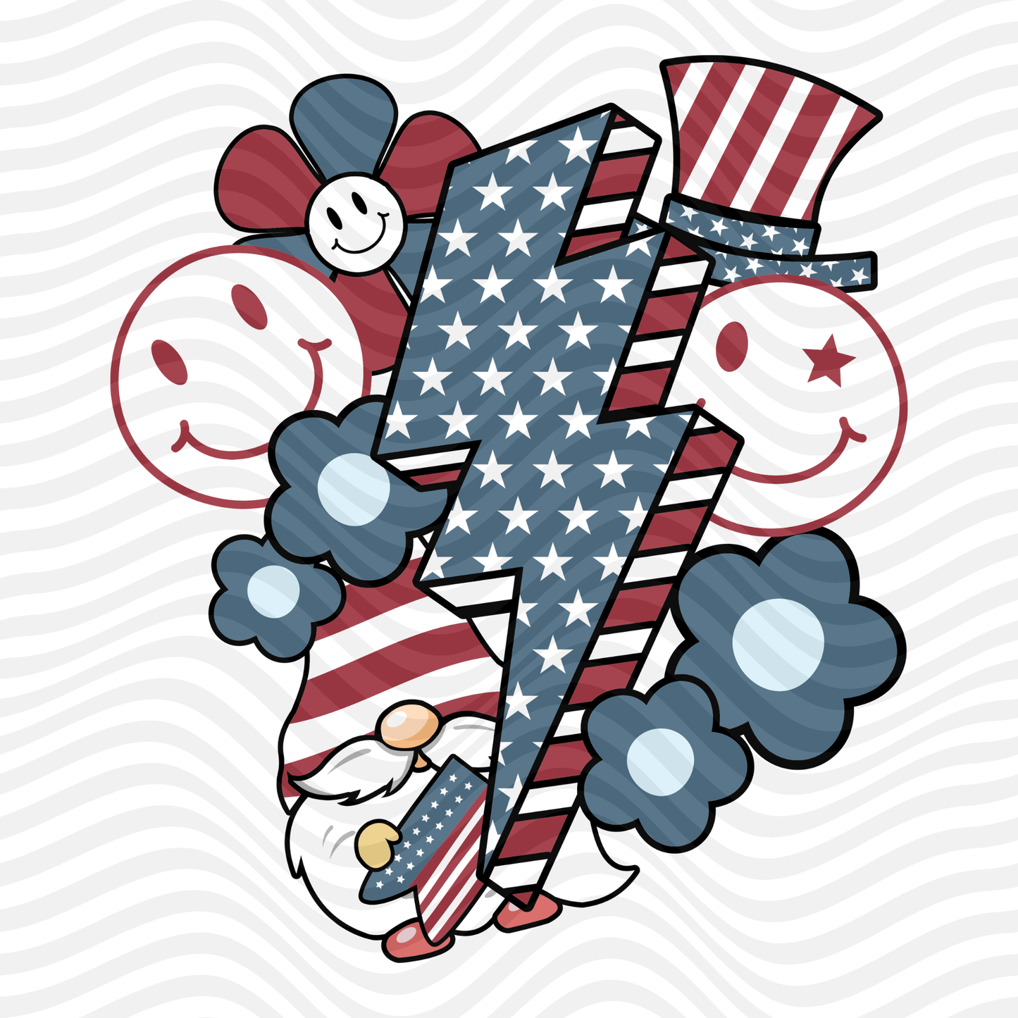 Patriotic Smiley