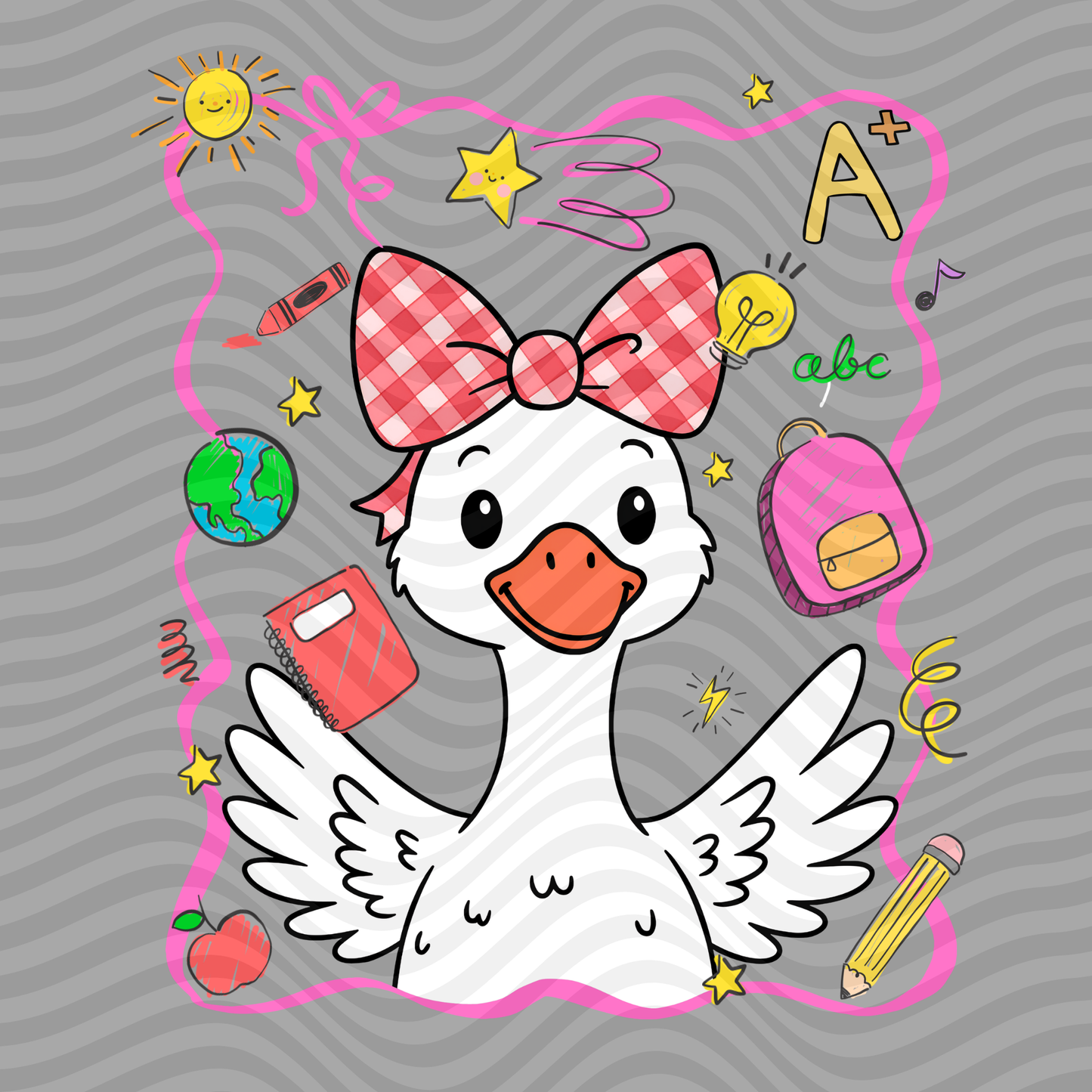School Goose (Pink)