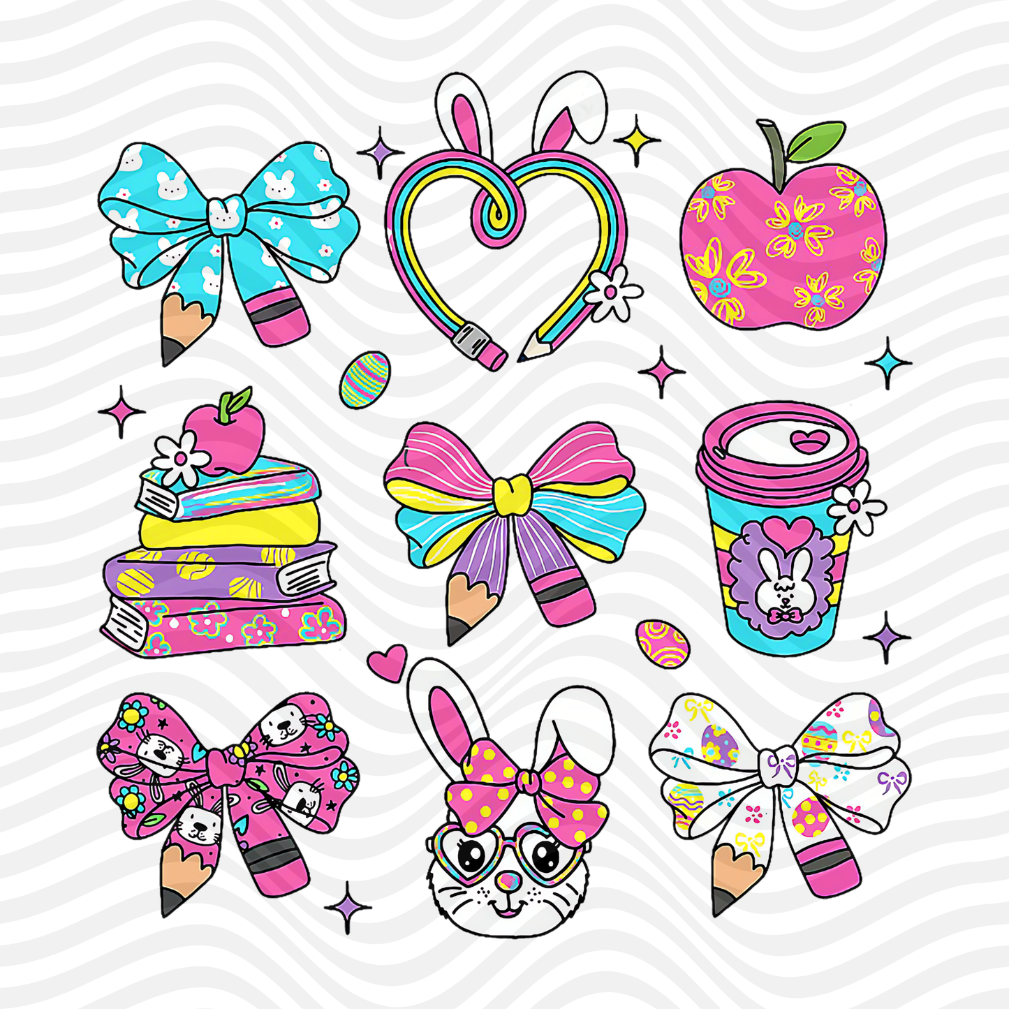 Education Easter Pattern