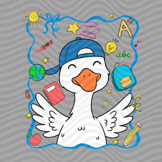 School Goose (Blue)
