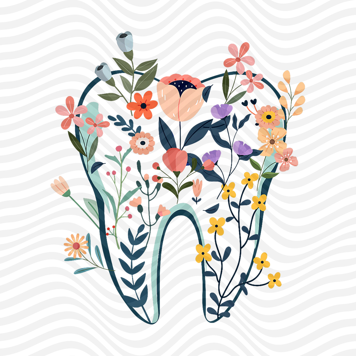 Floral Tooth