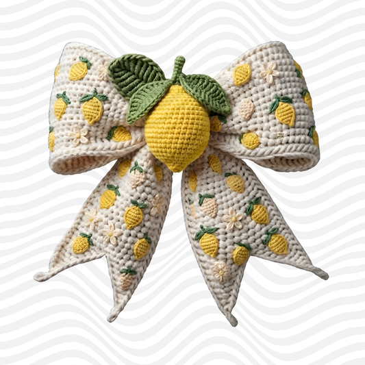 Yarn Lemon Bow
