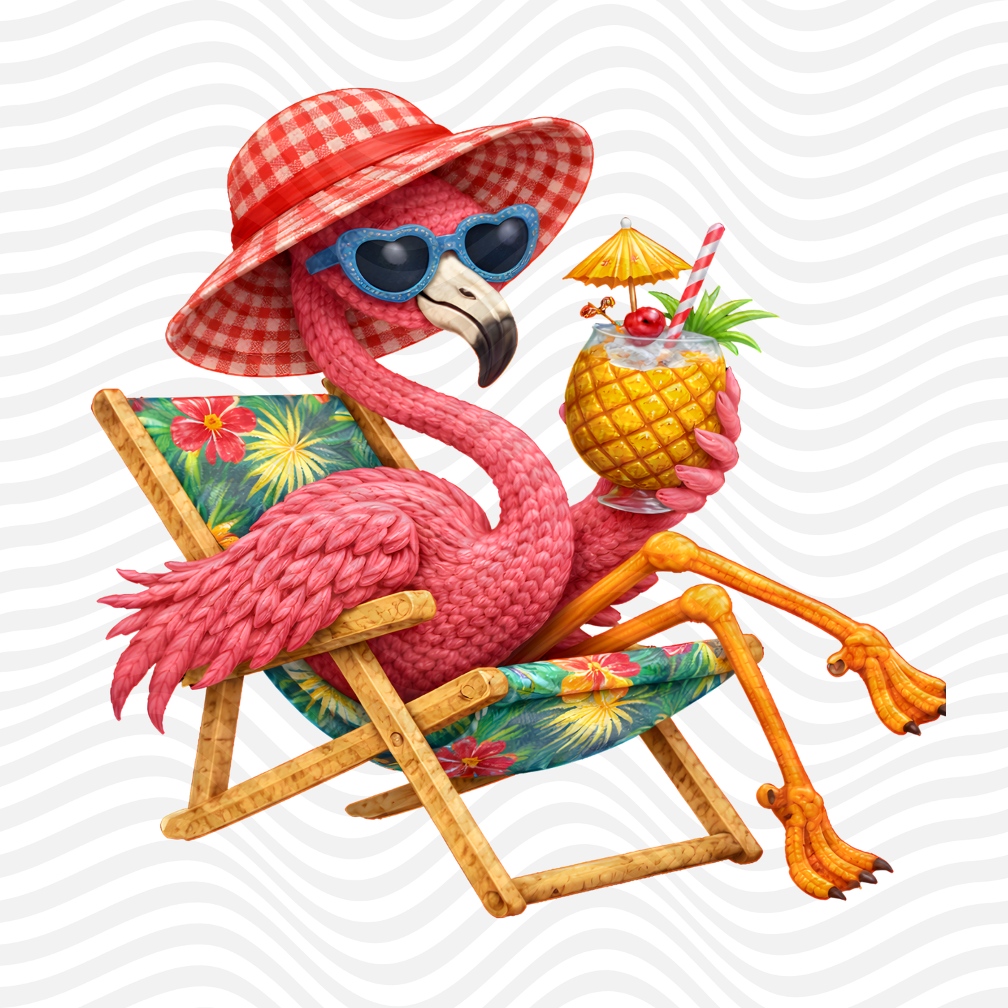 Summer Yarn Flamingo