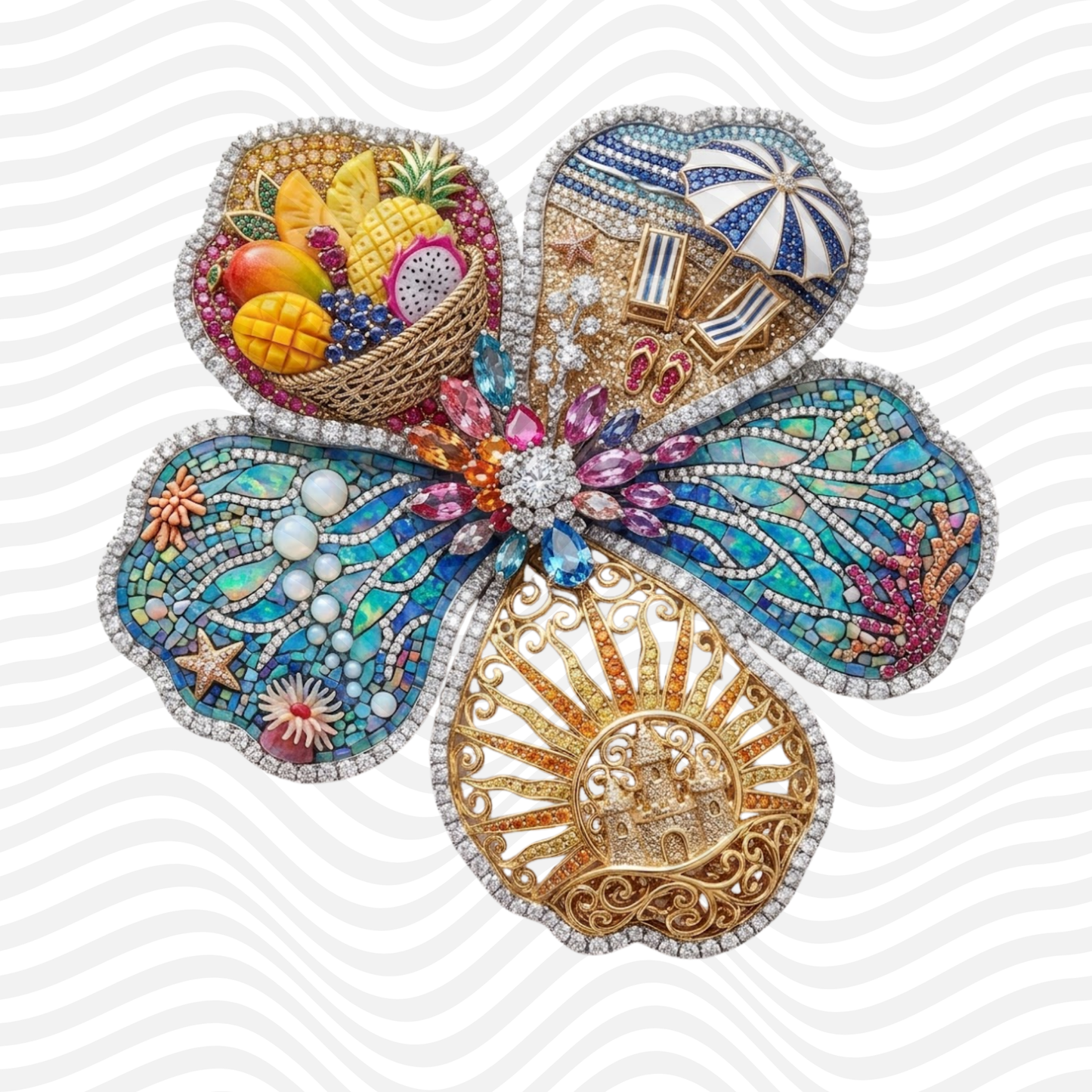 Jeweled Beach Flower