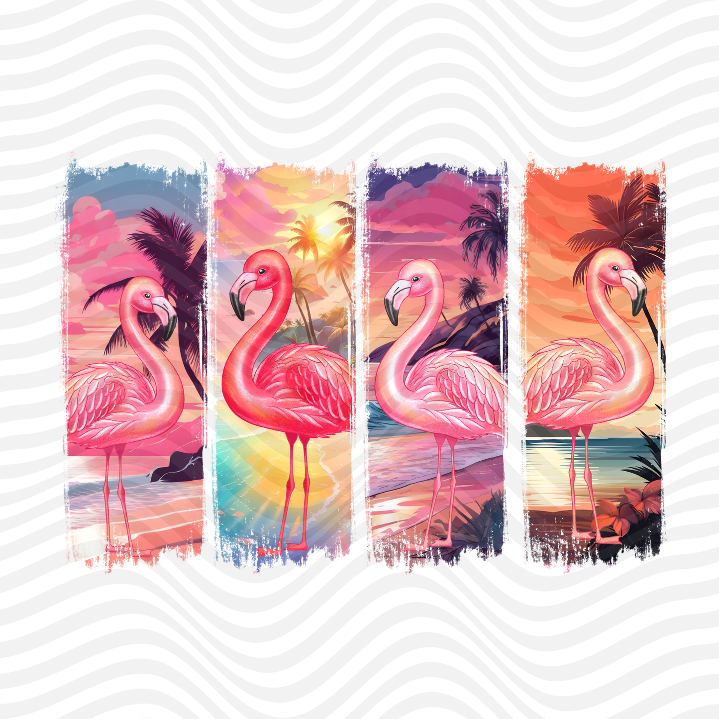 Summer Flamingos