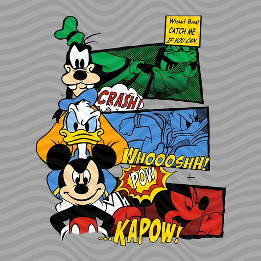Goofy, Donald & Mickey