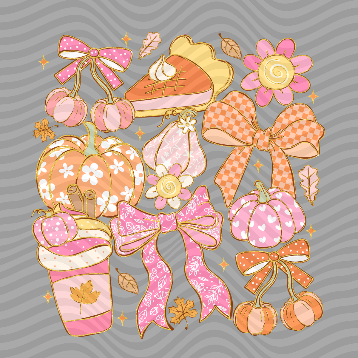 Pink Fall Pattern